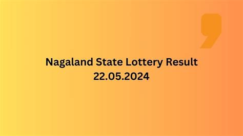 Nagaland State Lottery Sambad Result LIVE: Dear Indus.